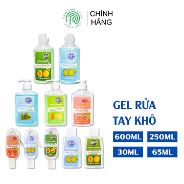 Gel Rửa Tay Khô SPCa Kháng Khuẩn Dưỡng Ẩm Bảo Vệ Da Tay [Chính Hãng S.P.Ca Rạng Đông]
