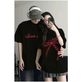 Áo thun cặp đôi nam nữ Chepol, form rộng, Local Brand, áo phông cặp đôi unisex, quà tặng người yêu LOVE U - CP_x4696