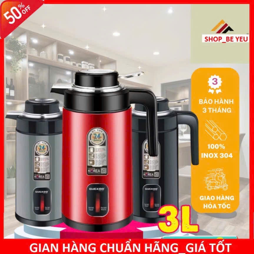 💥FREESHIP💥 Ấm Siêu Tốc CUCKOO 2 in 1 - Đun Sôi Và Ủ Nóng 24h-cao cấp .