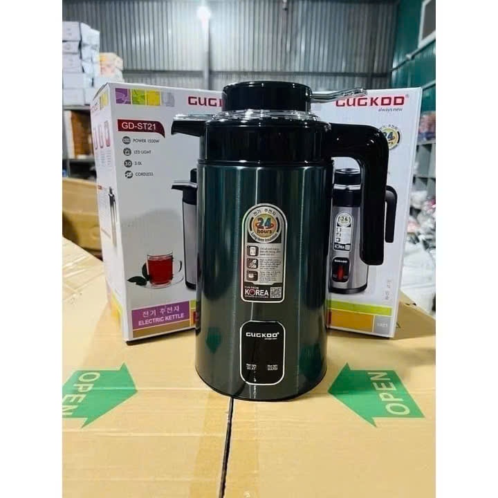 💥FREESHIP💥 Ấm Siêu Tốc CUCKOO 2 in 1 - Đun Sôi Và Ủ Nóng 24h-cao cấp .