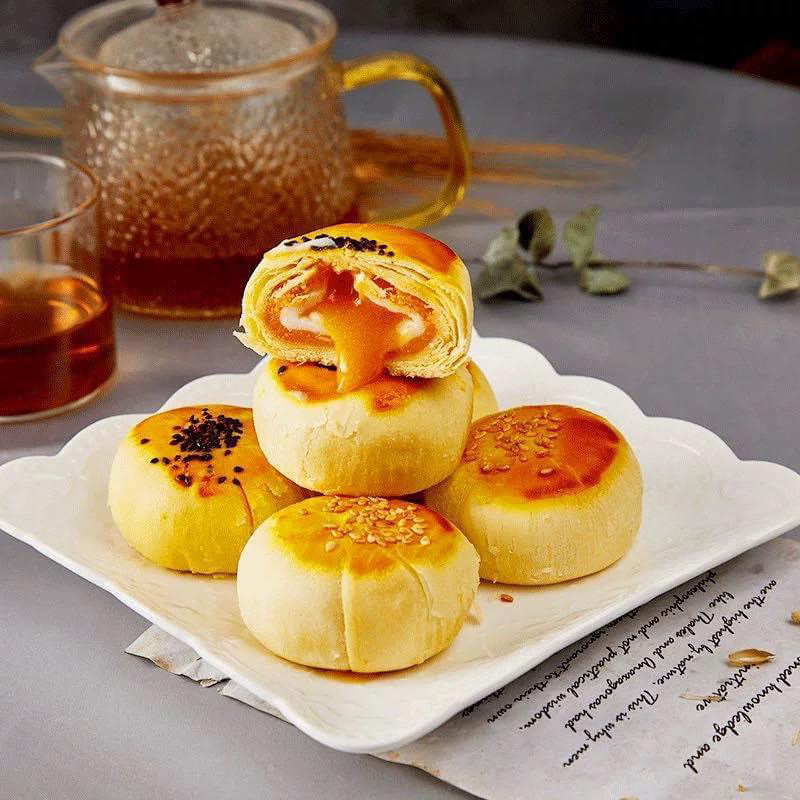 [ Thùng 46-48 bánh ] trứng chảy kim sa 2,5kg