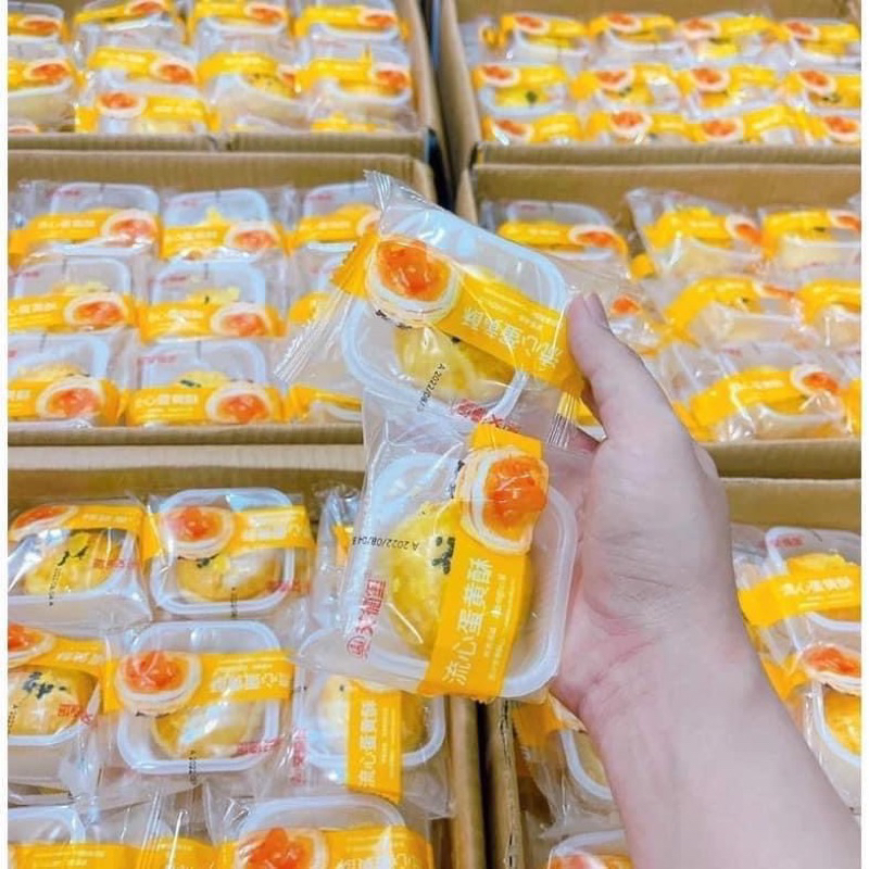 [ Thùng 46-48 bánh ] trứng chảy kim sa 2,5kg