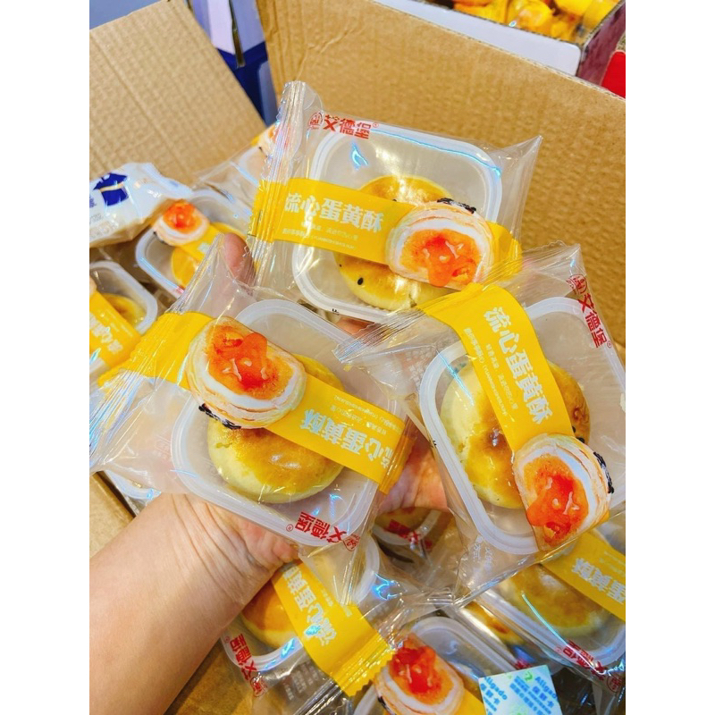 [ Thùng 46-48 bánh ] trứng chảy kim sa 2,5kg