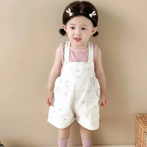 QC Set yếm kèm áo cover Hàn Quốc hàng quảng châu cho bé gái 6-14kg
