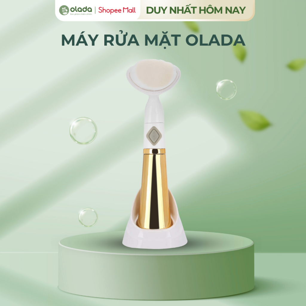 Máy Rửa Mặt OLADA Sử dụng công nghệ sợi DUPONT làm sạch sâu, loại bỏ bã ...