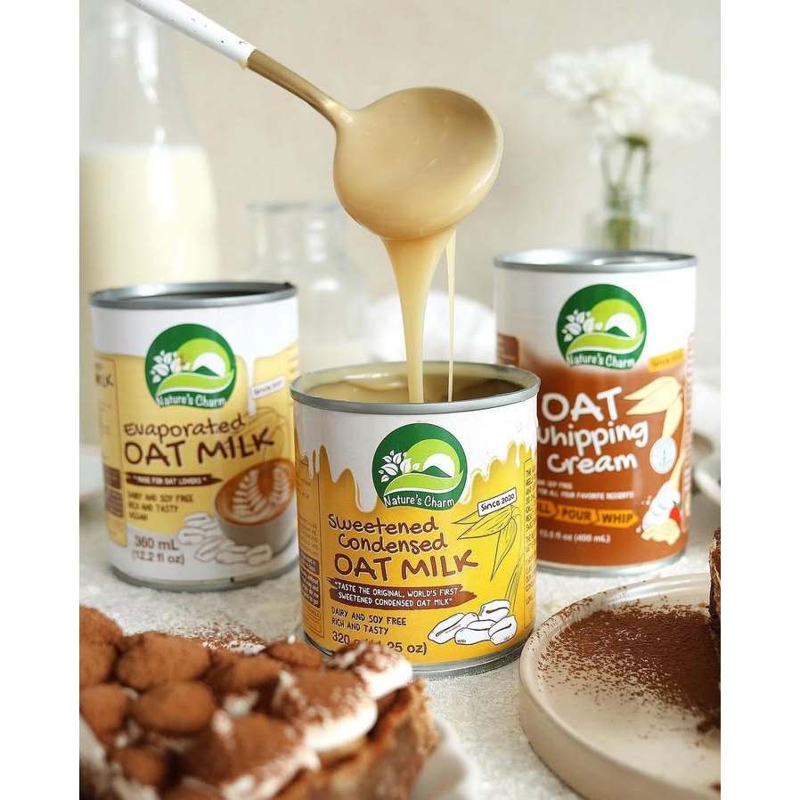 Sữa đặc thuần chay Nature's Charm Vegan Sweetened Condensed Coconut/ Oat Milk 320g