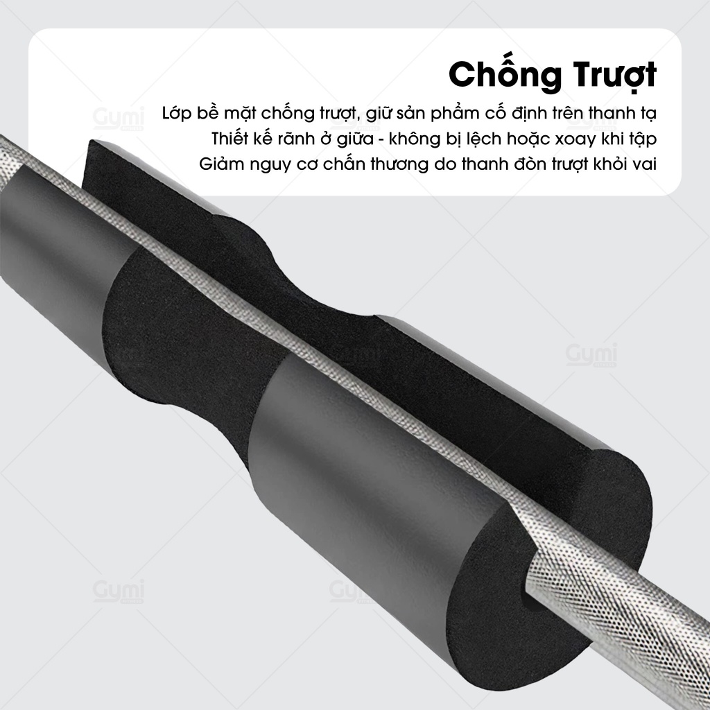 Đệm Mút Lót Bảo Vệ Cổ, Vai, Hỗ Trợ Gánh Tạ Squad Tập Gym - MutGanhTa