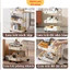 Kệ Đa Năng Sunmix Kệ Để Đồ Nhà Bếp, Đựng Đồ Ăn, Kệ Spa Có Bánh Xe Di Chuyển Tiện Lợi kichen
