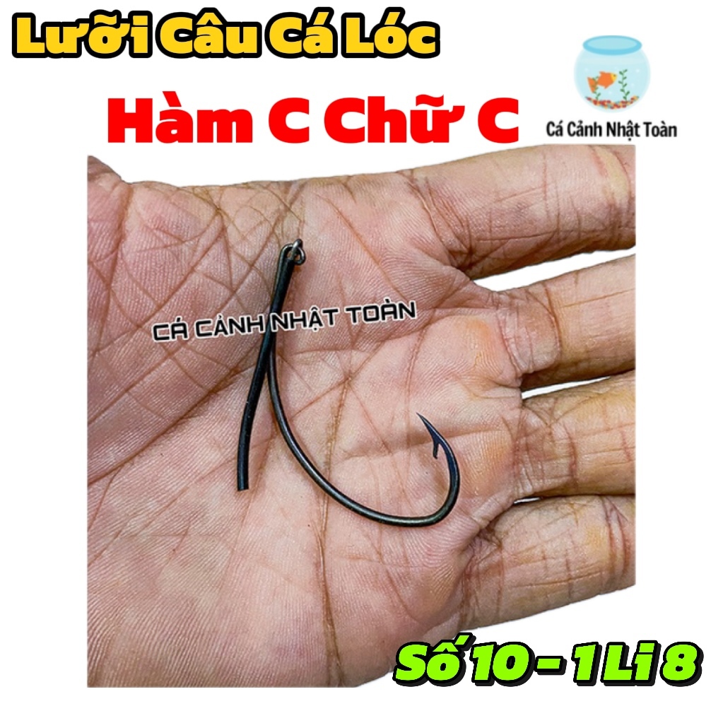 LƯỠI CÂU CÁ LÓC HÀM C CHỮ C