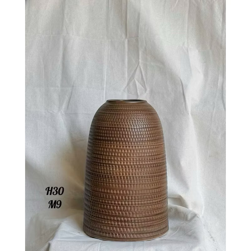 Lọ Bình Chuông Cắm Hoa Gốm Sứ Bát Tràng, Bình Cắm Hoa Decor Phòng Sang Trọng