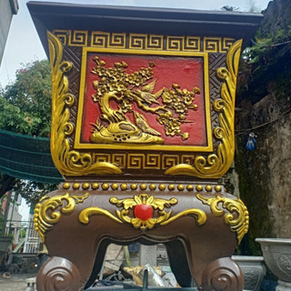 Khuôn chậu vuông 65 ABS chân liền, hoa văn tùy chọn (tùng, cúc, trúc, mai); cửu ngư quần hội, chữ tài lộc thư pháp