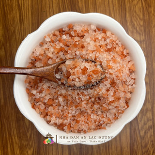 1Kg Muối hạt hồng Himalaya (pink salt) dạng hạt 3-5mm, thanh tẩy năng lượng