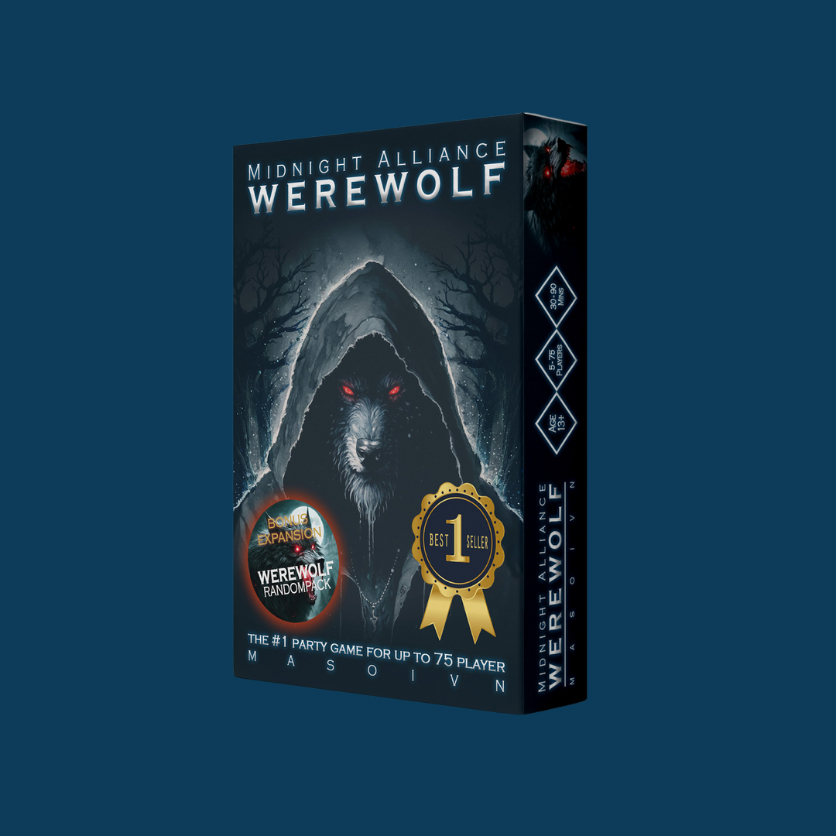 Bộ Bài Ma Sói Midnight 21 Lá Giấy Cứng Nhỏ Gọn Dễ Mang Theo Cho Học Sinh Board Game THE KAS
