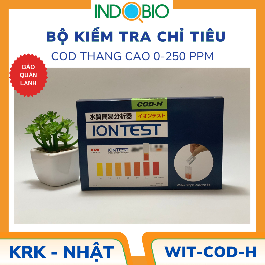 [HÀNG CÓ SẴN] BỘ TEST KIT COD WIT-COD-H, 0-250 PPM KRK-NHẬT [BẢO QUẢN ...