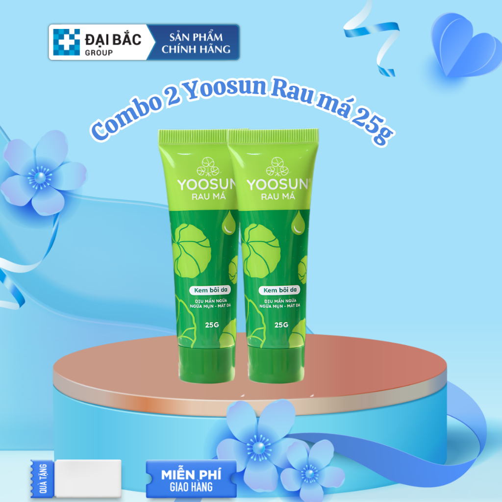 Kem Yoosun Rau Má ngừa rôm sảy hăm da dịu vết côn trùng đốt phục hồi da ...