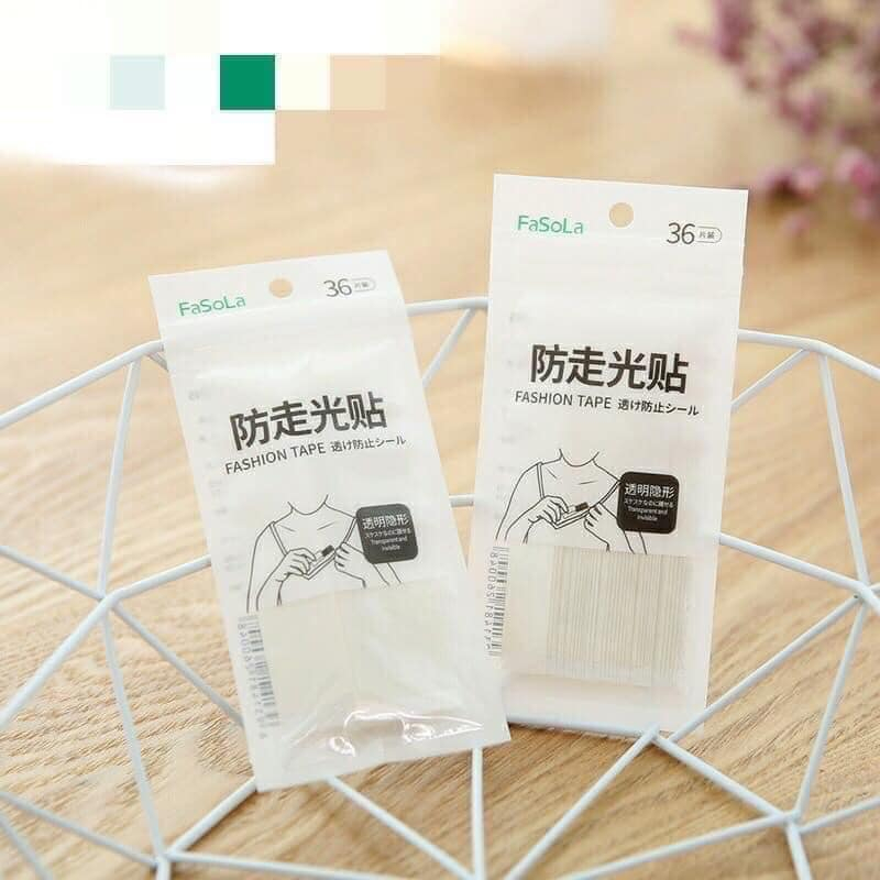 SET 36 MIẾNG DÁN NGỰC ÁO, DÂY ÁO CHỐNG HỞ SIÊU TIỆN CHO NỮ