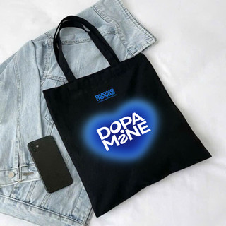 Túi tote, Túi vải bố canvas cotton Dopamine Dương Domic đeo vai thời trang hàn quốc đựng vừa A4 - tot2010