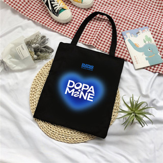 Túi tote, Túi vải bố canvas cotton Dopamine Dương Domic đeo vai thời trang hàn quốc đựng vừa A4 - tot2010