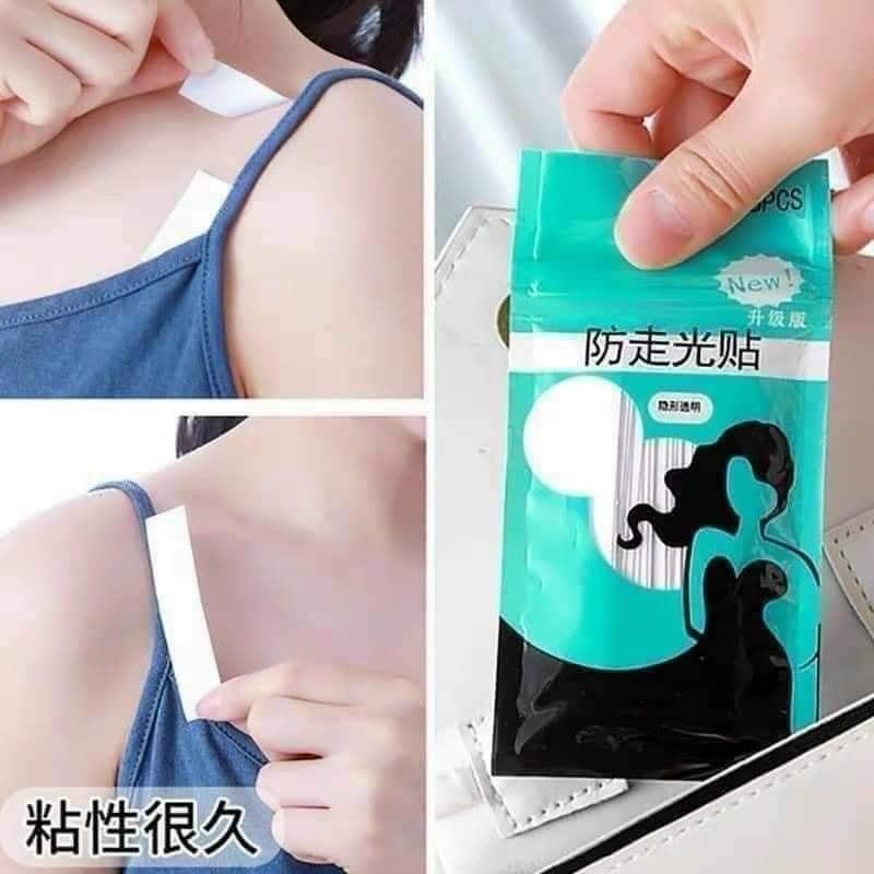 SET 36 MIẾNG DÁN NGỰC ÁO, DÂY ÁO CHỐNG HỞ SIÊU TIỆN CHO NỮ