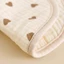 Yếm cổ chữ U cho bé chất liệu cotton 8 lớp, Yếm chống thấm cổ vuông muslin mềm mại cho bé