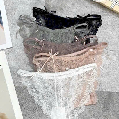 Set 10 quần lót Nữ ren sexy, mêm mại dây 2 bên khuyết eo 2824