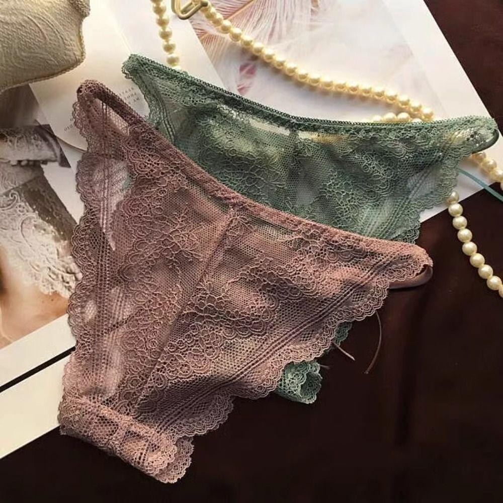 Set 10 quần lót Nữ ren sexy, mêm mại dây 2 bên khuyết eo 2824