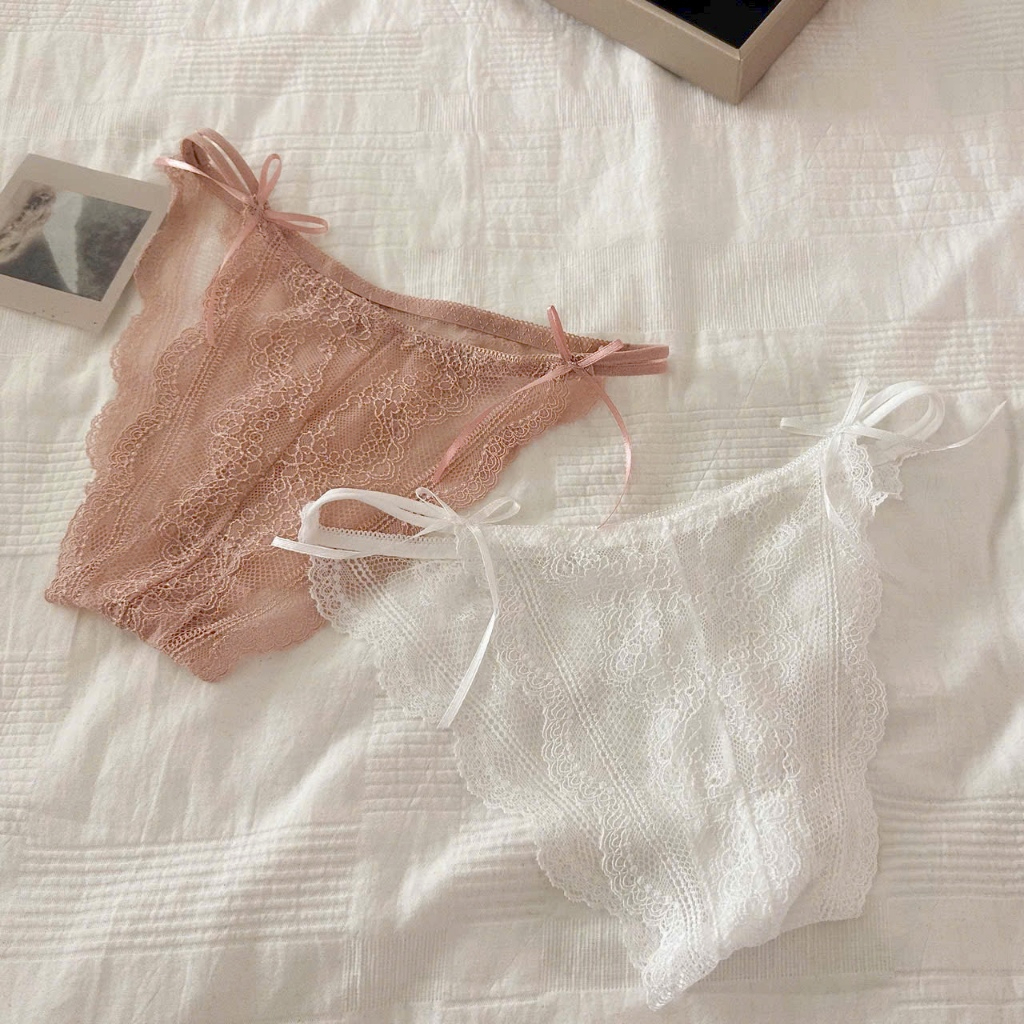 Set 10 quần lót Nữ ren sexy, mêm mại dây 2 bên khuyết eo 2824