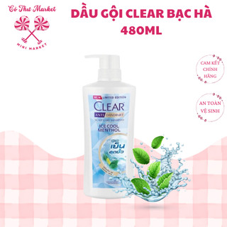 Dầu gội Clear Bạc Hà Và Clear Men Thái Lan mát lạnh sạch gàu 370ml - CÔ THƯ MARKET