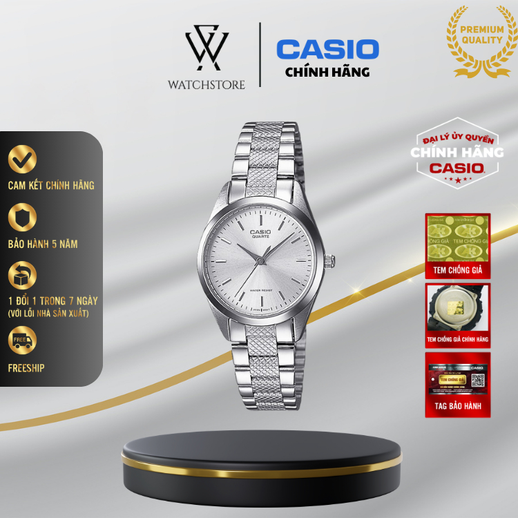Đồng Hồ Nữ Casio Tay Bé LTP-1274D-7ADF Sang Trọng Quý Phái Mặt Kính Khoáng Trắng 26mm Dây Kim Loại Không Gỉ Chính Hãng | BigBuy360 - bigbuy360.vn