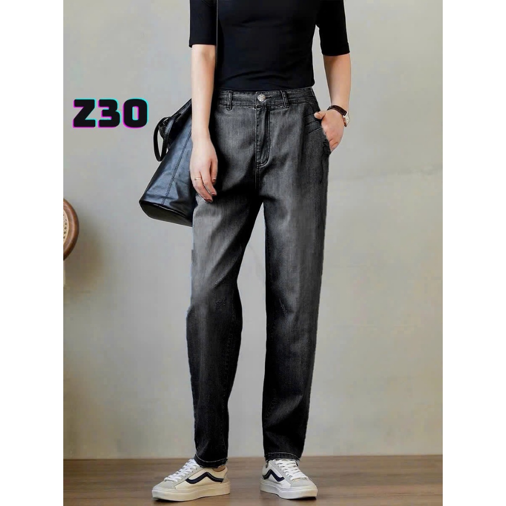 Quần Jeans nữ Quần dáng baggy thoải mái vận động, thiết kế tối giản không kén người, trẻ trung phong cách 1102