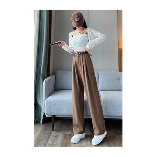 Quần Âu Tây Vải ống Suông rộng Nữ Avo Avocado chất vải gold mềm mịn không nhăn bai xù dáng xuông cạp cao công sở