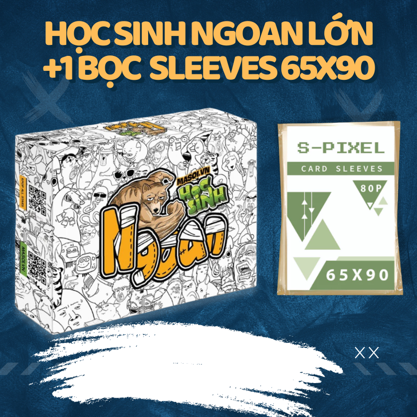 Bộ Bài Học Sinh Ngoan Giấy Cứng Vui Nhộn Lầy Lội Chơi Trường Lớp Cùng Bạn Bè Board Game THE KAS