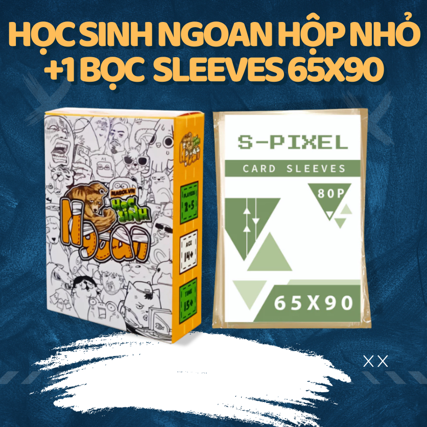 Bộ Bài Học Sinh Ngoan Giấy Cứng Vui Nhộn Lầy Lội Chơi Trường Lớp Cùng Bạn Bè Board Game THE KAS