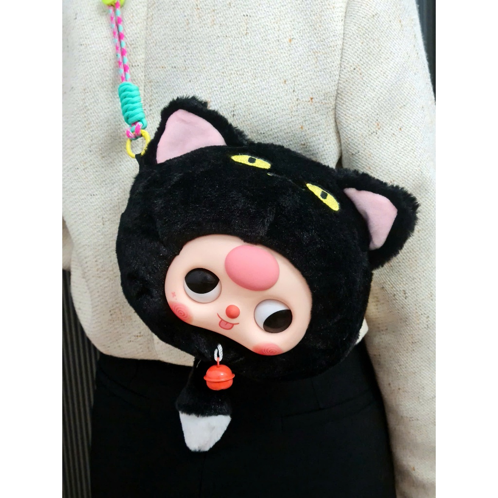 Túi đeo chéo đeo vai hình mèo cho bé đeo đi chơi hay du lịch kích thước 19x29Cm