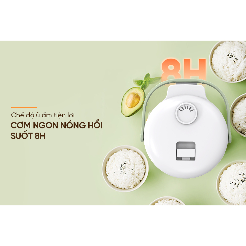 Ảnh Nồi cơm điện 0,8L Sunhouse SHD8200 bảo hành 12 tháng 2