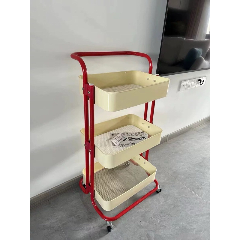KỆ THÉP size to có bánh xe có tay nắm ,kệ để đồ, kệ xe đẩy để đồ decor nhà và  phòng