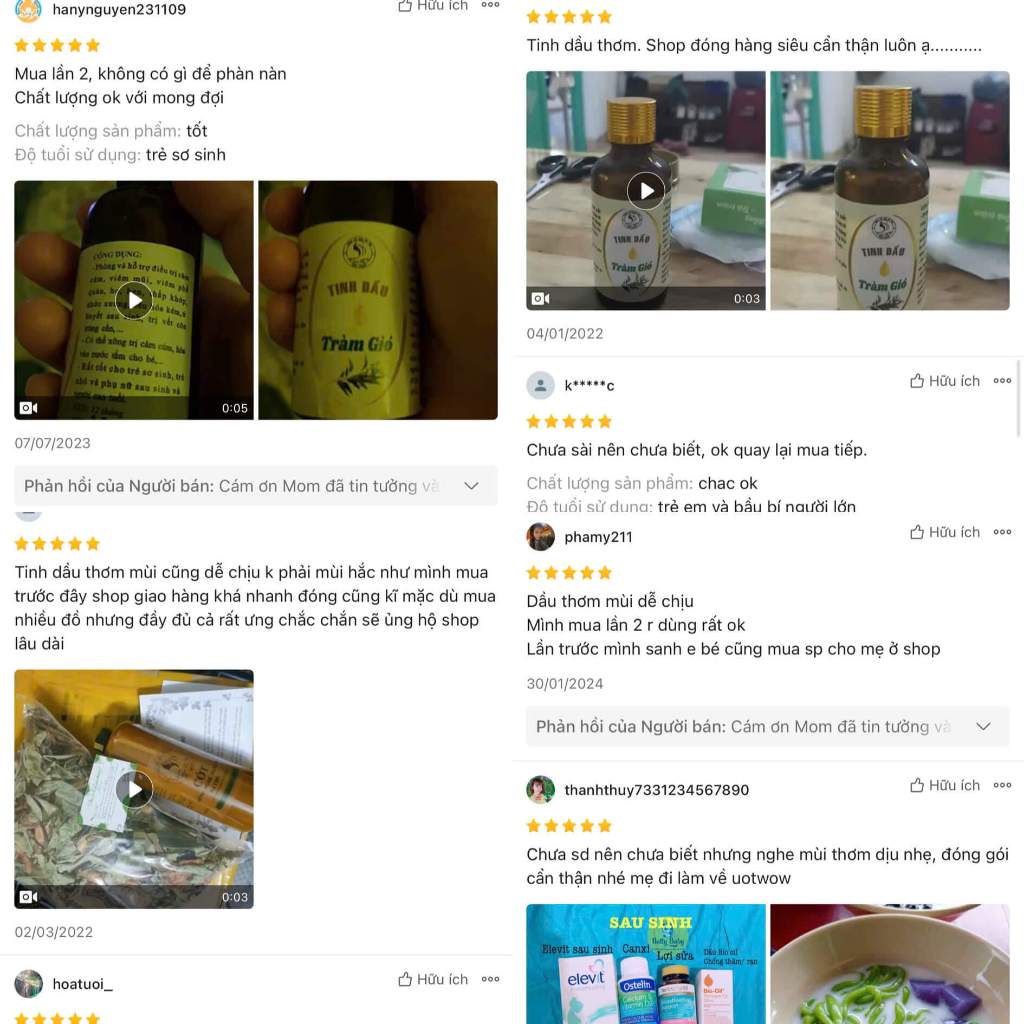 TINH DẦU TRÀM CHUẨN LOẠI 1