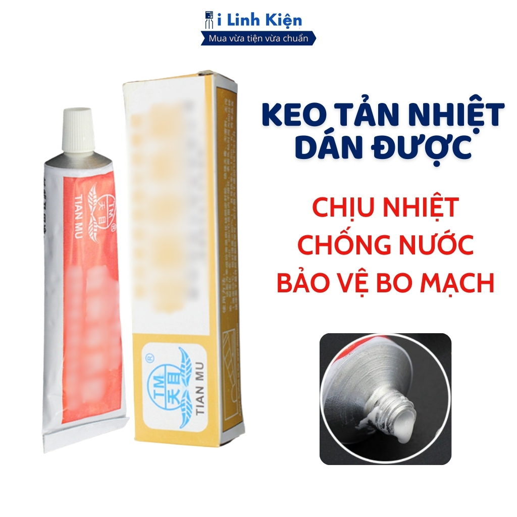 Keo tản nhiệt dán được siêu chắc phủ mạch cách điện, chịu nhiệt chống ẩm, bảo vệ bo mạch chính hãng ilinhkien.
