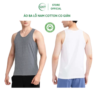 Áo ba lỗ nam Visco, vải cotton co giãn, dáng suông, mỏng nhẹ, may cẩn thận, thấm hút mồ hôi, quanaoquangthanh