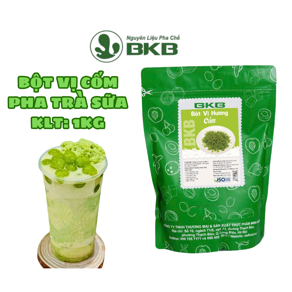 Bột vị Cốm BKB gói 1kg pha trà sữa cốm | Shopee Việt Nam