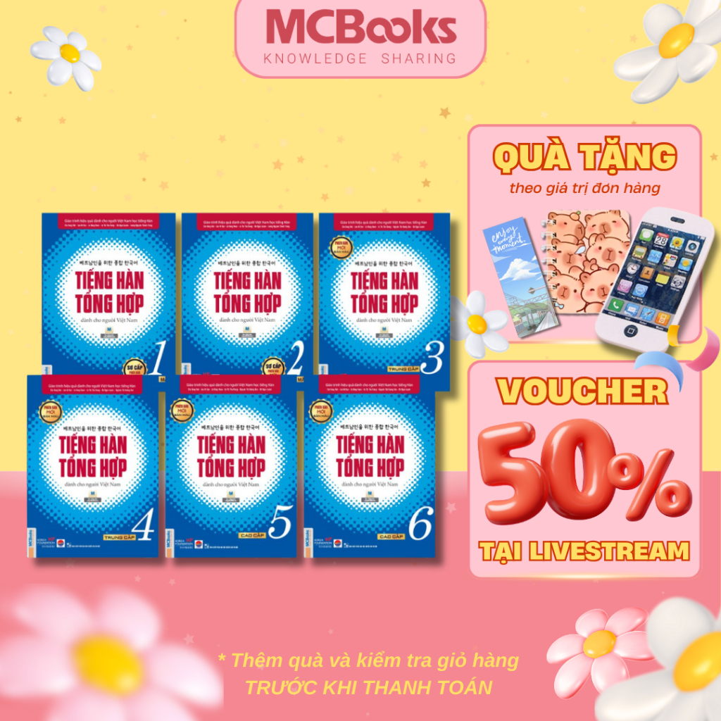 Ảnh Sách - Tiếng Hàn Tổng Hợp Dành Cho Người Việt Nam - Bản Màu - MCBooks 1