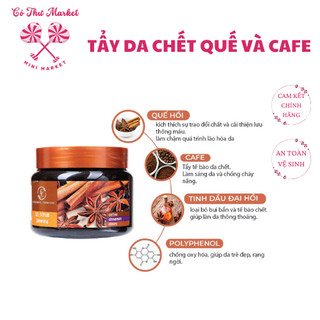 Tẩy Tế Bào Chết Exclusive Cosmetic Tẩy Da Chết Body Lông Quế Hồi Coffee 380g