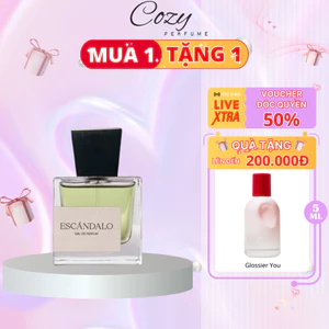 Nước hoa unisex Escándalo Edp Chiết 5ml/10ml Hương thơm Tự Nhiên Thanh lịch Tươi mới - Cozy Perfume