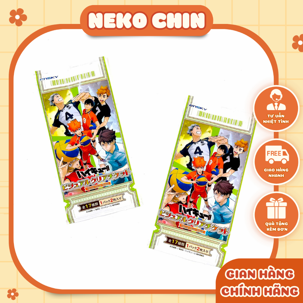 Ticket Visual Clear nhân phẩm Haikyuu - Haikyuu – Hàng Chính Hãng Nhật ...