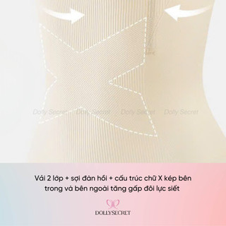 Quần gen bụng X LOCK định hình eo nâng mông Dolly Secret Cạp Cao Siết Eo