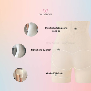 Quần gen bụng X LOCK định hình eo nâng mông Dolly Secret Cạp Cao Siết Eo