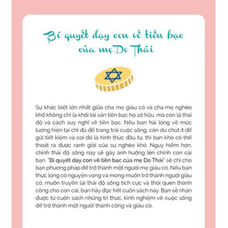 Sách - Bí Quyết Dạy Con Về Tiền Bạc Của Mẹ Do Thái - MCBooks