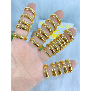 nhẫn tròn trơn 3 chỉ,2chỉ Có ký hiệu9999 Hàng cao cấp dành cho cả nam và nữ.