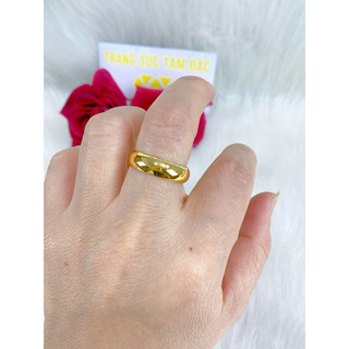nhẫn tròn trơn 3 chỉ,2chỉ Có ký hiệu9999 Hàng cao cấp dành cho cả nam và nữ.