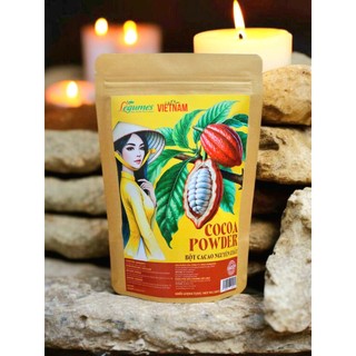 Bột Cacao Nguyên Chất 200g - Bột Socola Légumes Cao Cấp Tự Nhiên, Không Đường, Không Chất Bảo Quản
